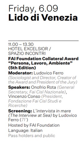 programma fai foundation collateral award